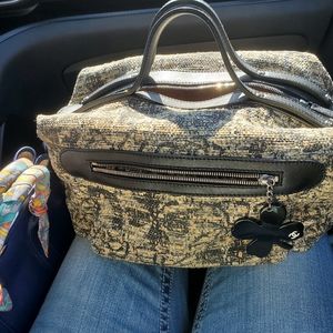 💕TRADED💕w/Leti😍CHANEL Clover/5 Tweed Bowler